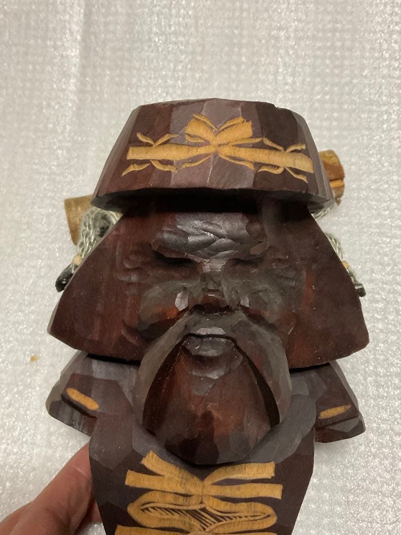 中年コロポックル・エカシ壁掛け人形。【1978年／阿寒湖のユーカラ堂で