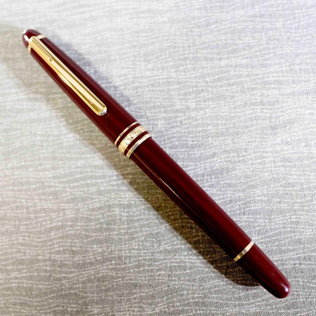 送料込み】モンブラン 万年筆 144 マイスター ボルドー バーガンディ