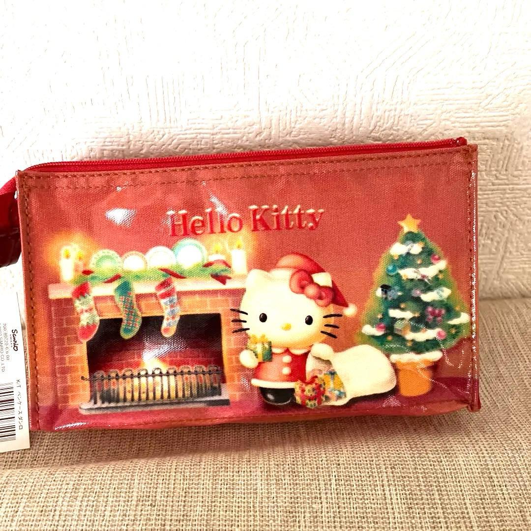 レア‼️Hello Kitty キティクリスマスポーチ 暖炉 サンタツリー ギフト