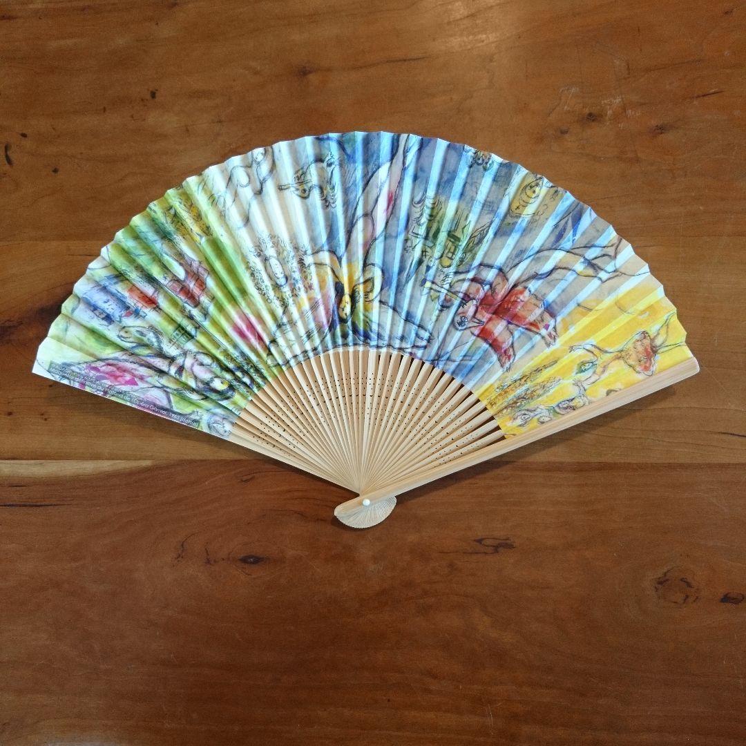 ♪扇子 マルク・シャガール Marc Chagall 巨匠 せんす♪