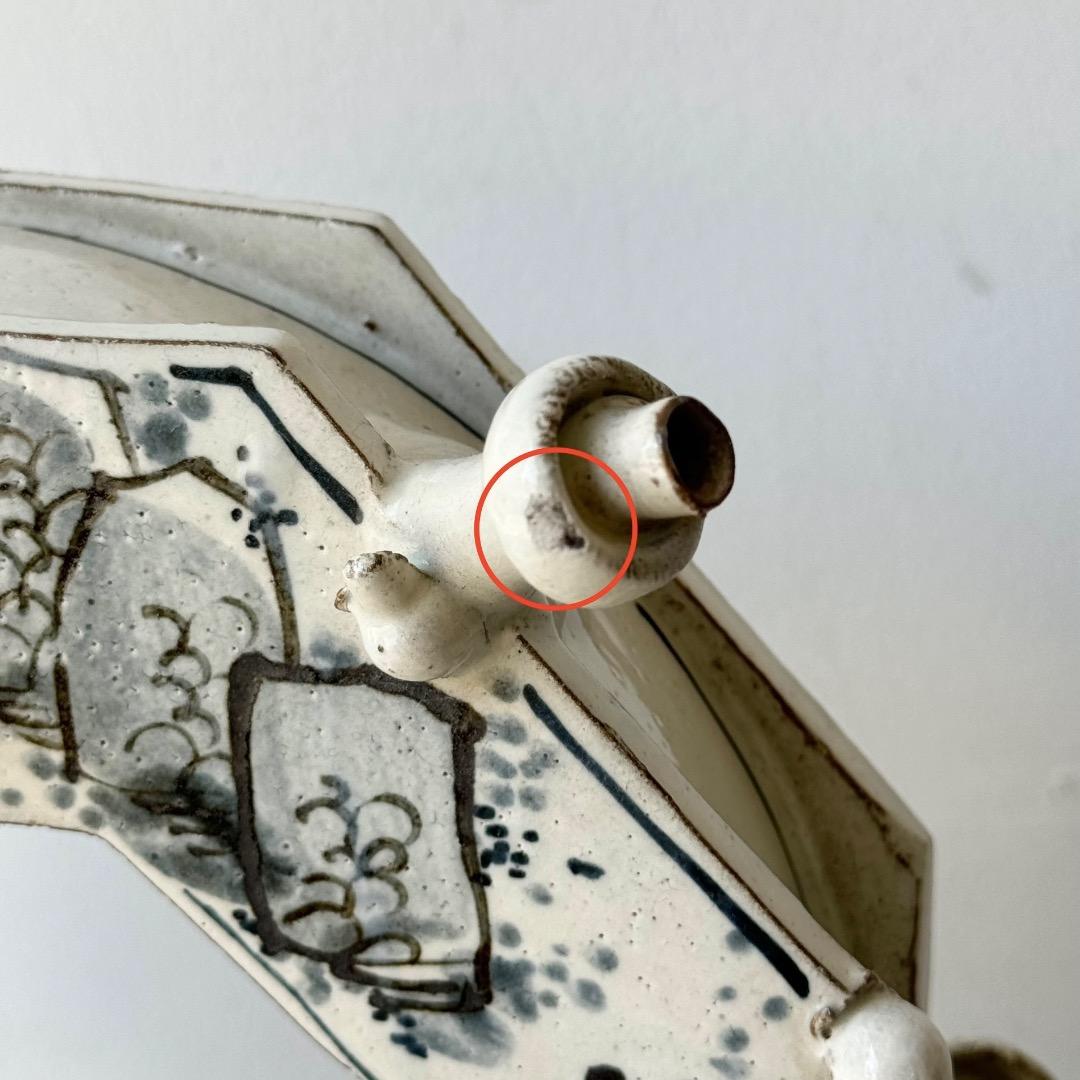 値引】走泥社 佐藤敏 染付の注器 - メルカリ