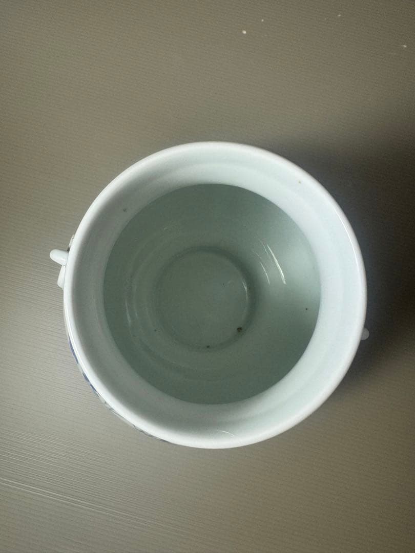 2075 香蘭社 色絵花草 花瓶 時代物