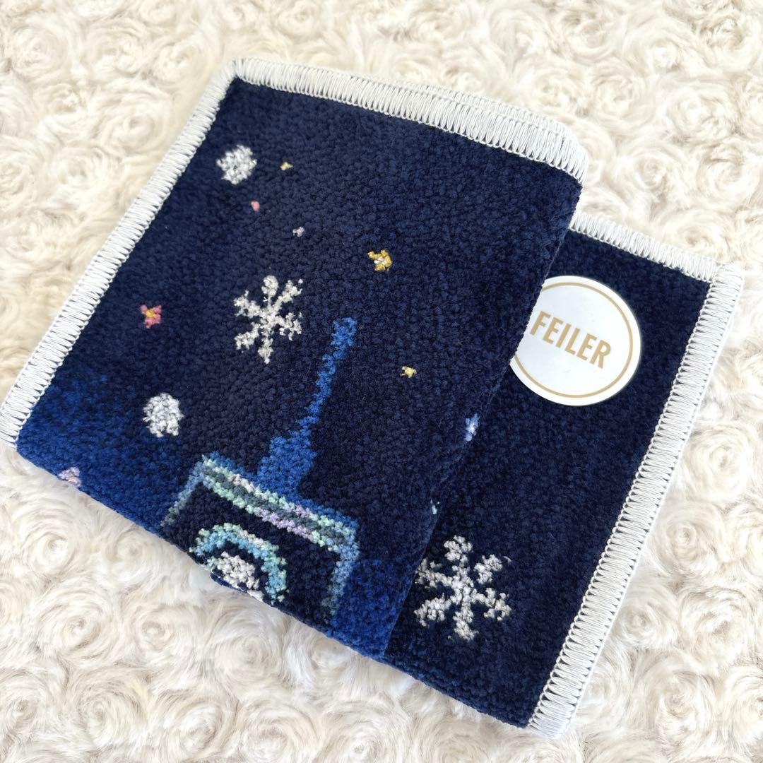 FEILER ×和光 雪の結晶と時計塔 タオルハンカチ フェイラー FEILER