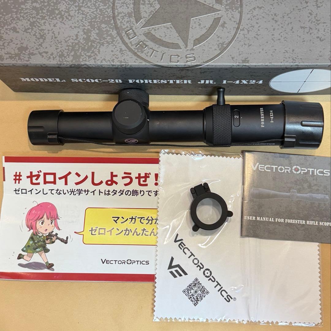 Vector OpticsフォレスターJr. 1-4x24箱付き