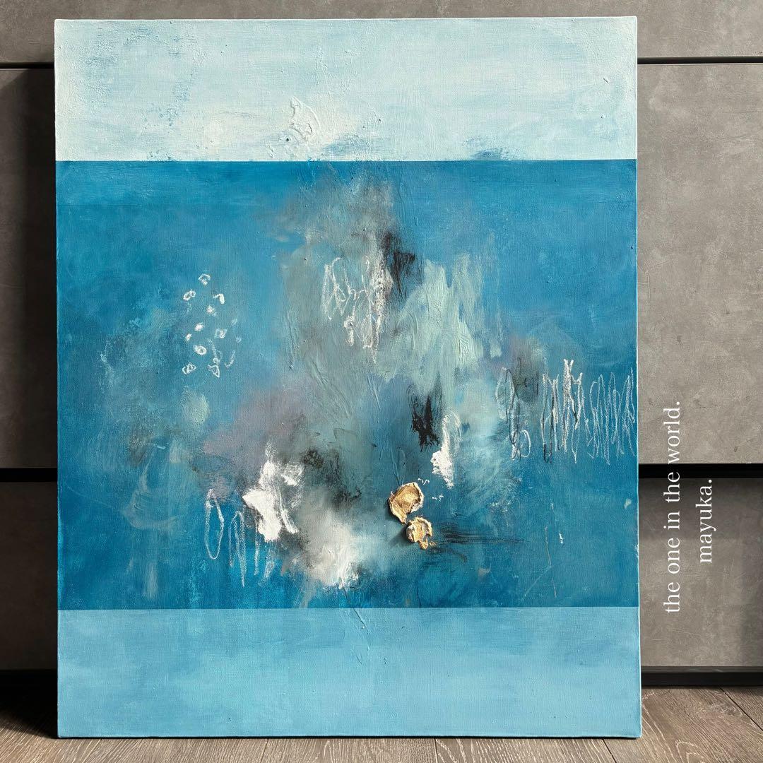 現代アート 65×53㎝ モダン 絵画 抽象画 アートパネル 北欧 インテリア