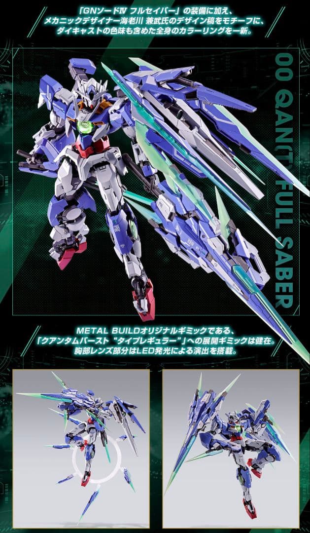 L BUILD ダブルオークアンタ フルセイバー[新品、未開封]