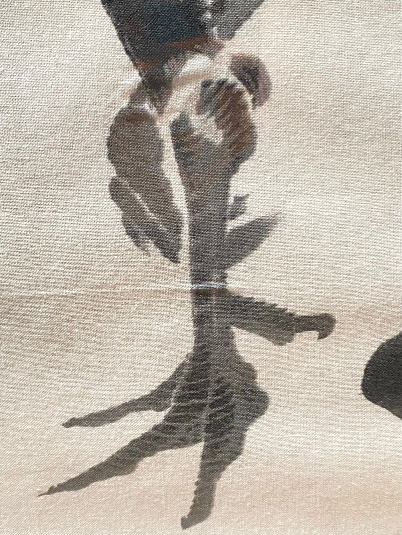 ペコワン＊伊藤若冲　群鶏図 額縁