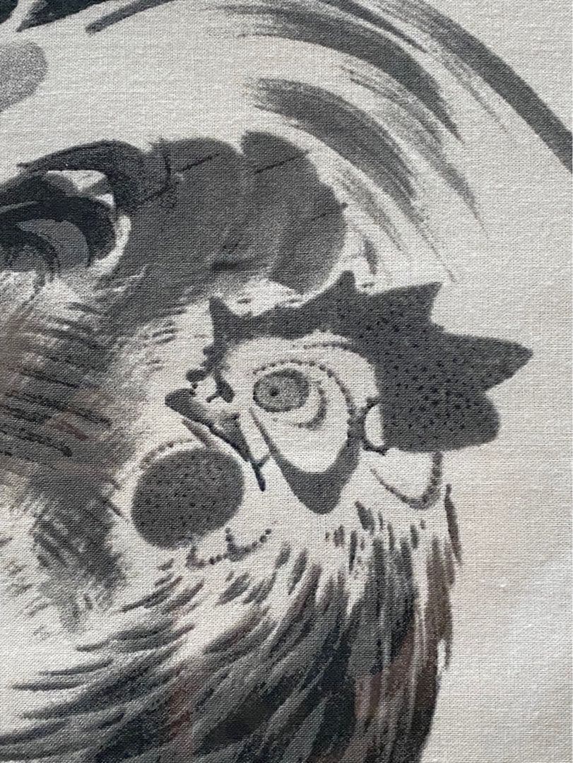 ペコワン＊伊藤若冲　群鶏図 額縁