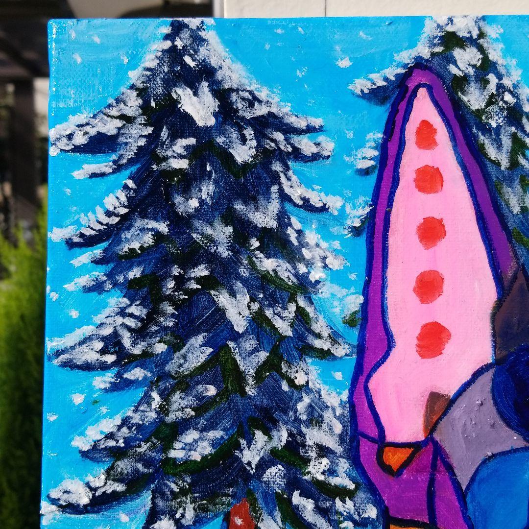 油絵 専用 冬のまあろちゃん