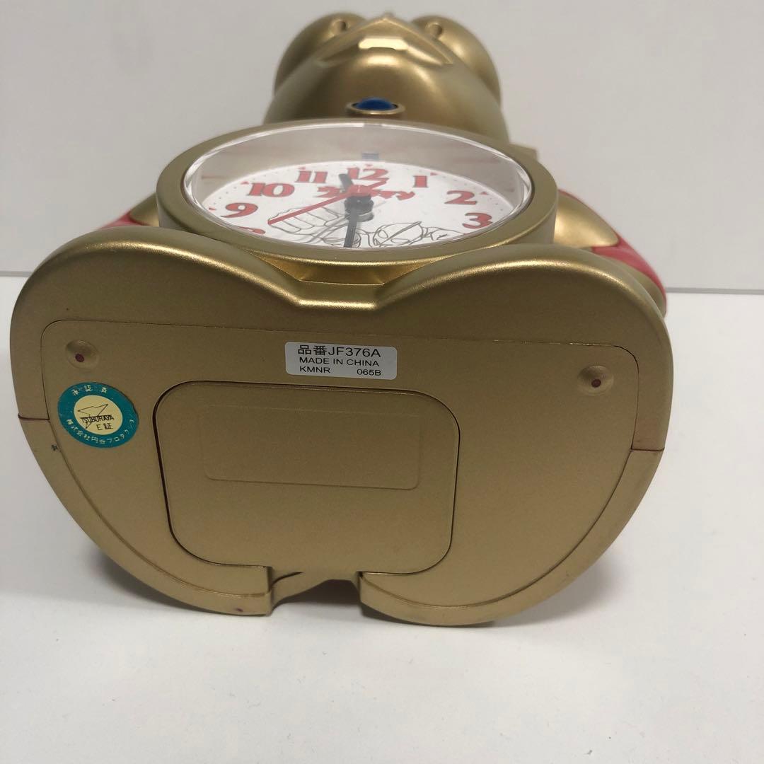 限定】ウルトラマン 目覚まし時計 50周年限定ゴールドver 動作問題なし