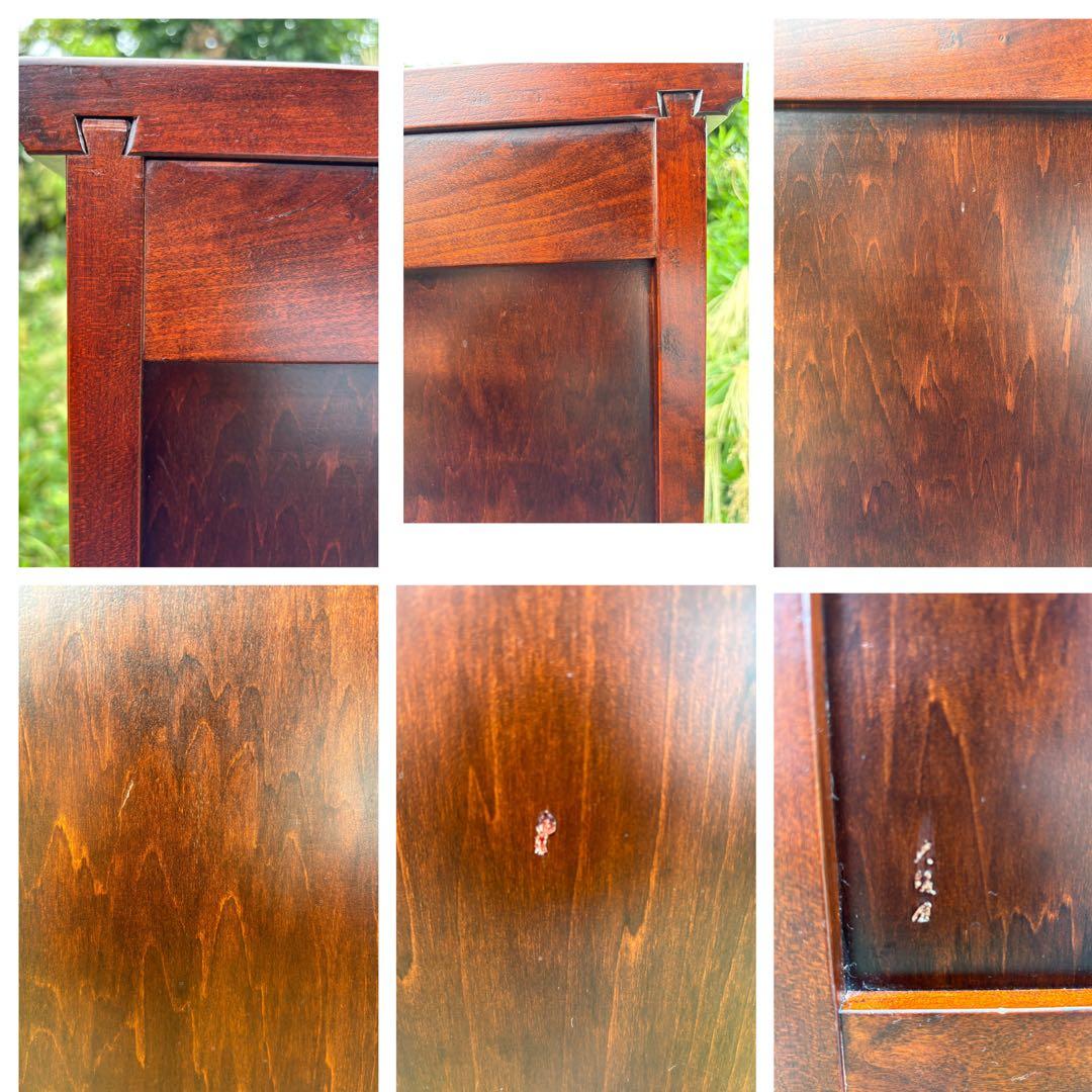 大坂屋家具店 軽井沢彫 4段チェスト 桜彫刻 伝統工芸 小箪笥