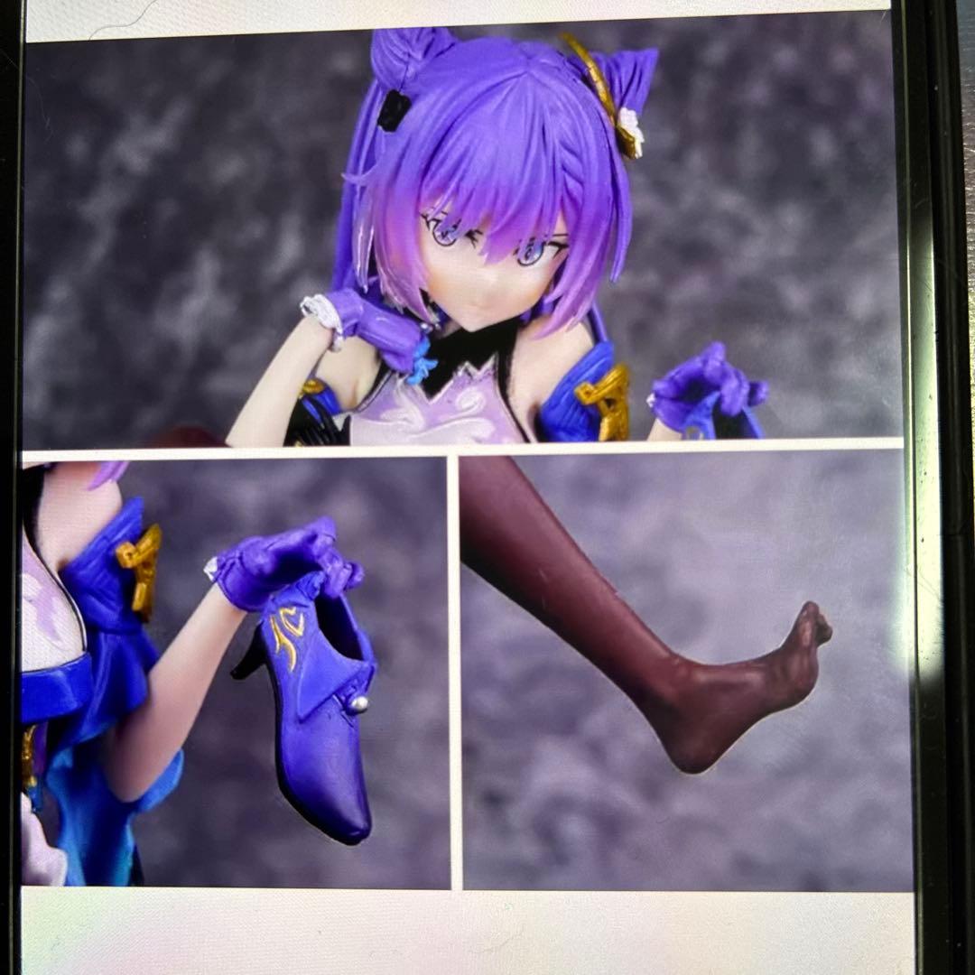 原神 葛清 竹春 理月 星 フェイスパーツ 交換可能アクションフィギュア21cm