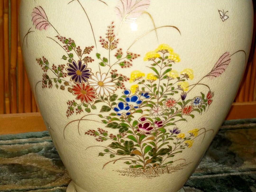 ♥14代 沈壽官♥ 花瓶 ♥ 花器 共箱付き 骨董 古玩 - メルカリ