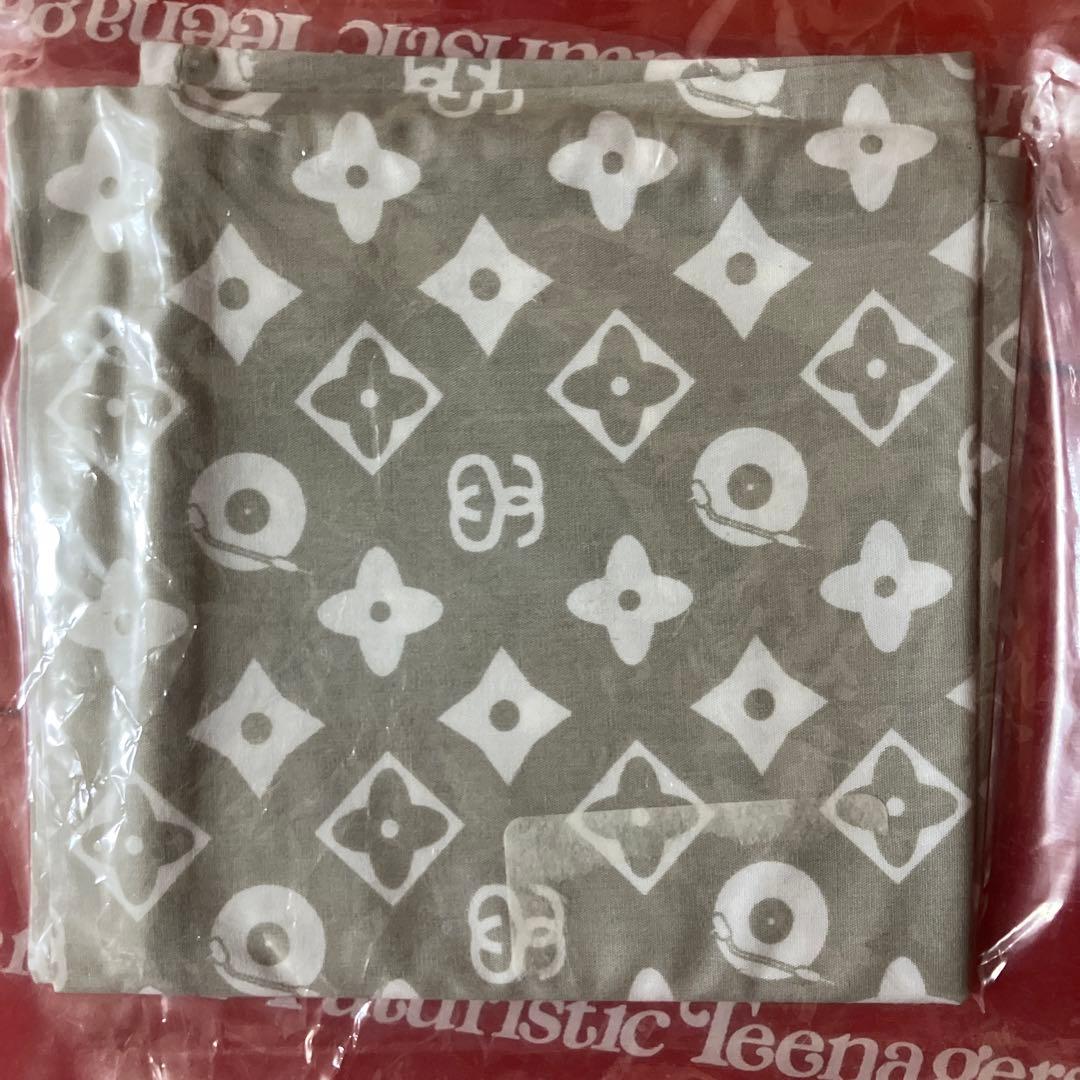 old stussy 90s 00s バンダナ 総柄 モノグラム スカーフ