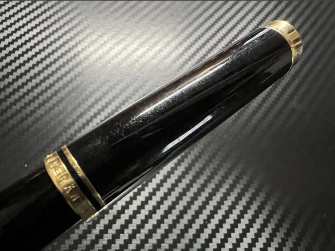 ペリカン 美品 スーベレーン M400 EF ブラック 万年筆