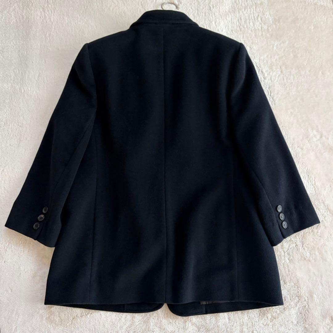 希少15号✨極美品 バーバリー アンゴラ×毛ジャケットコート ステッチ