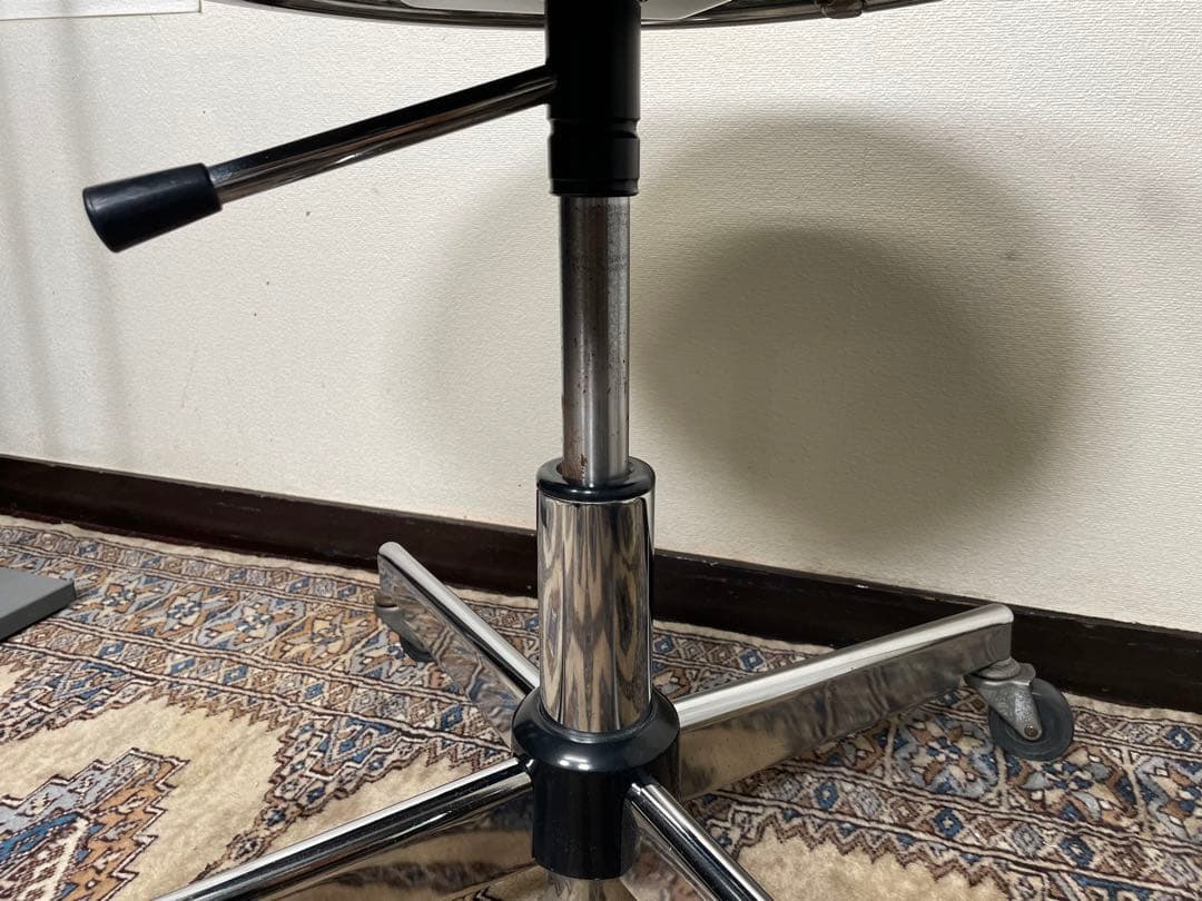 専用 昭和レトロ スツール TOYO TAPER 昇降 回転 丸椅子 椅子 作業