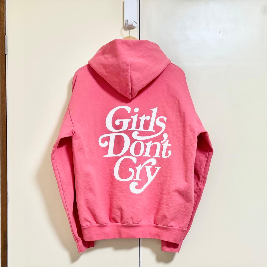 トップス Girls Don't Cry LOGO HOODY / L