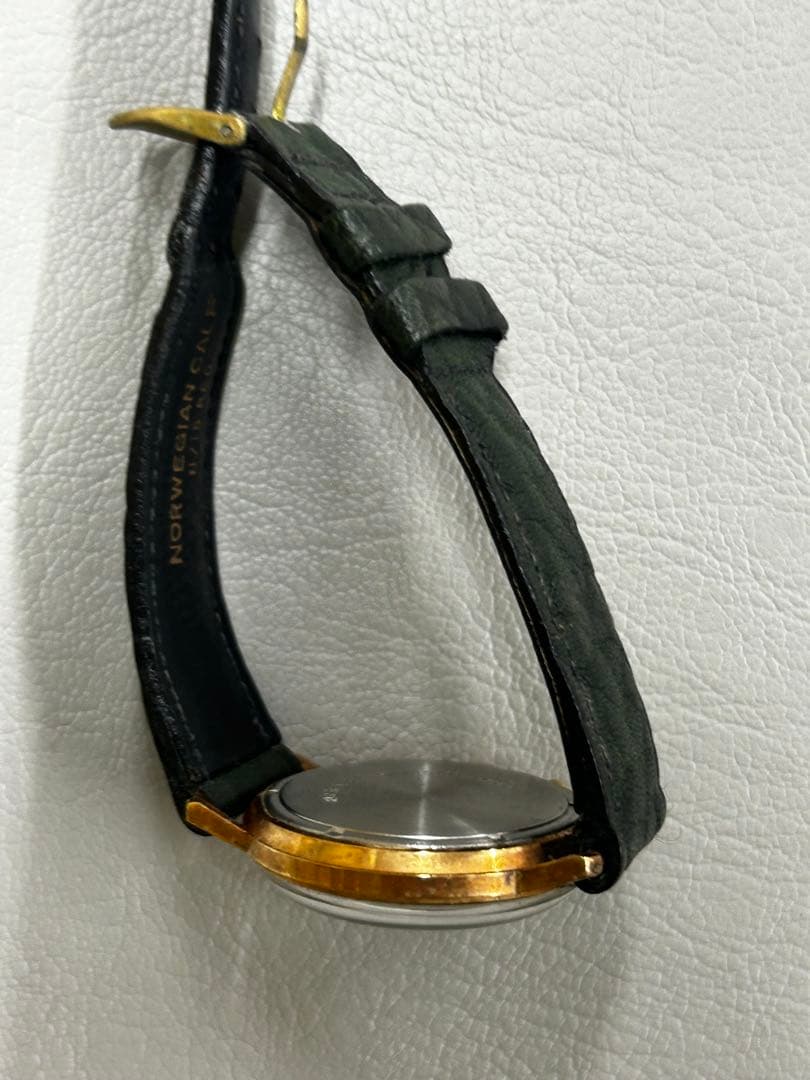 ポールガルニエ MinuStop 手巻き アンティーク グリーン