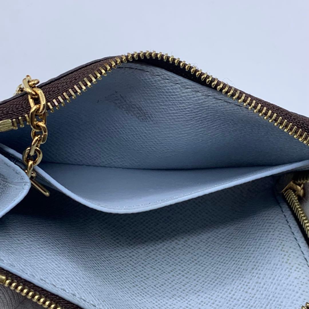 【超美品】ルイヴィトン　ケース　ポルトクレノア　オランプブルー　モノグラム