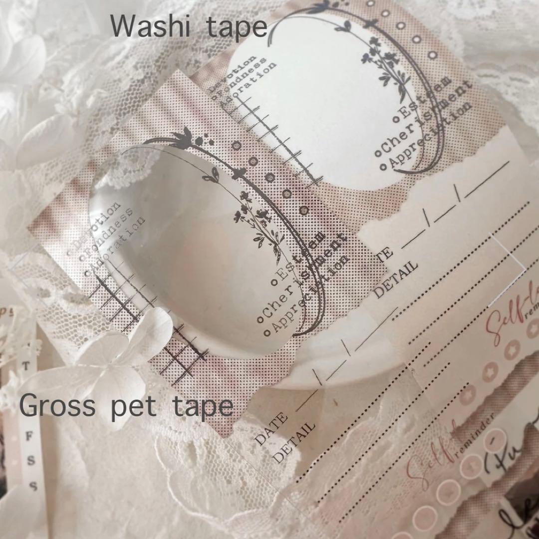 Journal pages 海外マスキングテープ マステ 【1869】