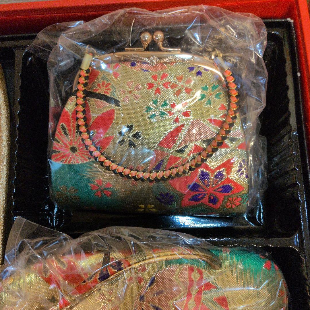 #SWG01.七五三女子７歳振袖飾帯小物付金駒刺繍御所車束ね熨斗吉祥花文金彩逸品