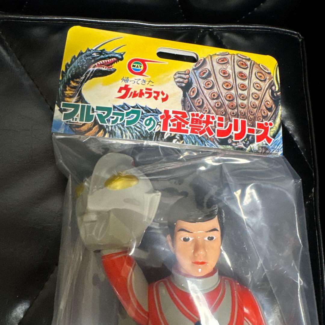 帰ってきたウルトラマン マスク取れ ソフビ ブルマァク復刻 帰ってきた