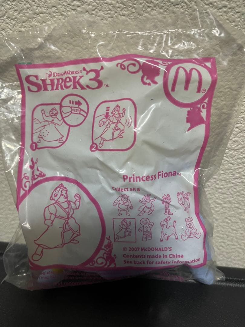マクドナルド ハッピーセット シュレック3 コンプリート 2007年製　8種類