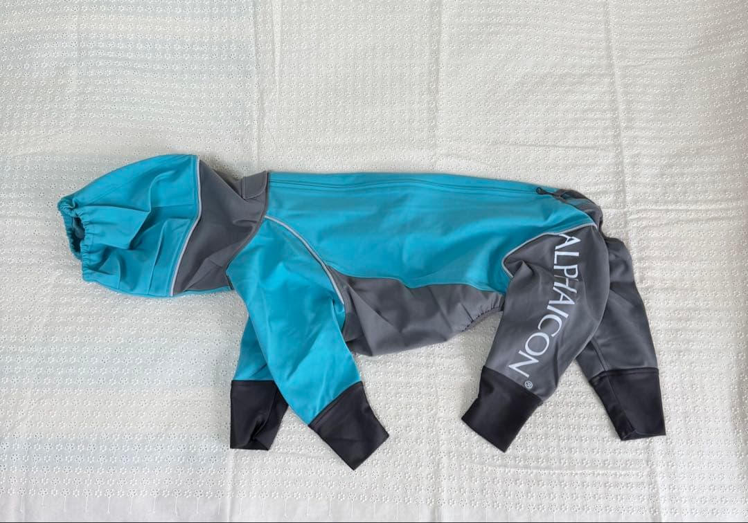 ALPHAICON アルファアイコン レインドッグガード 青とグレー【LL】の