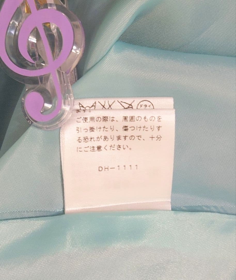 ジュネビビアン ロングドレス 水色 ラメ 花柄 タグ付き