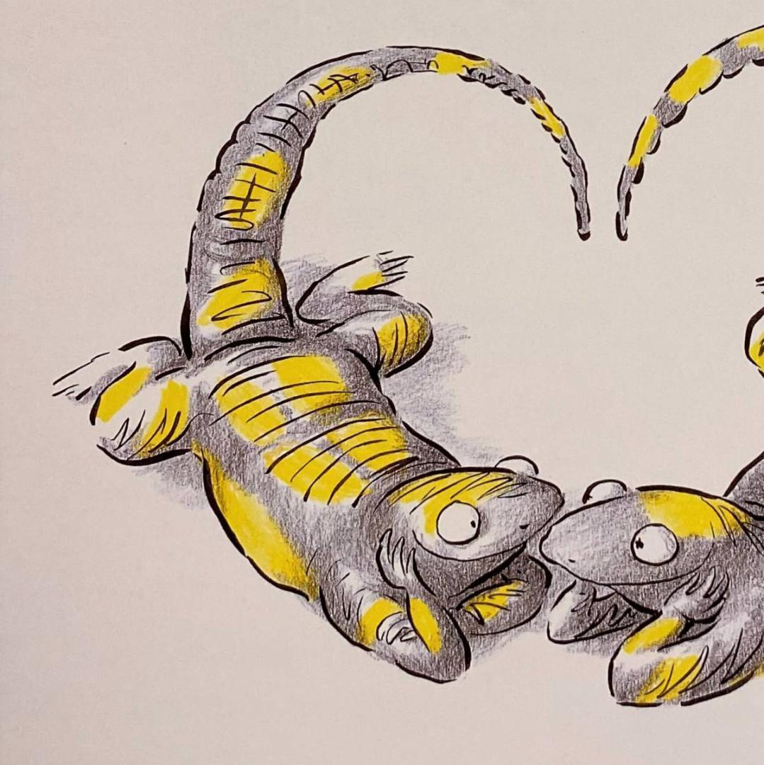 ポージーシモンズ、【そして数ヶ月後】、希少な額装用画集より、新品額装付