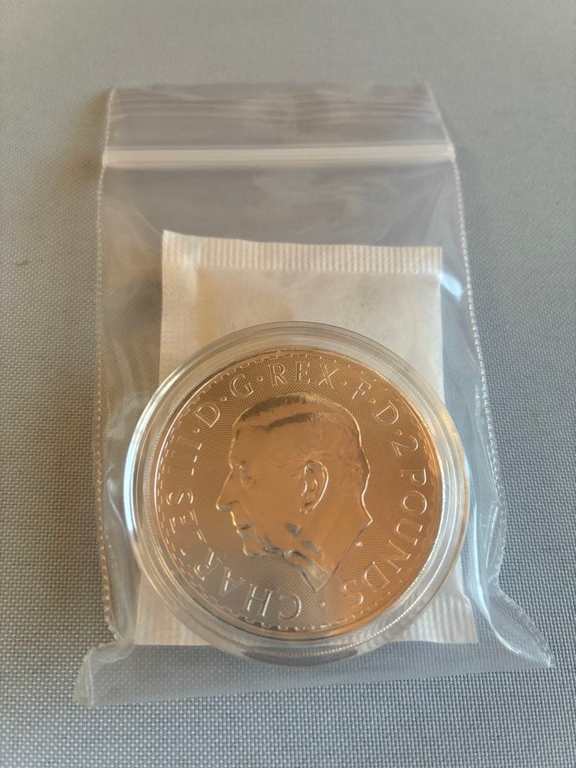 チャールズ3世 2024年 銀貨1オンス