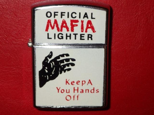 60'S☆オイルライター☆ビンテージ☆オフィシャル マフィア ライター