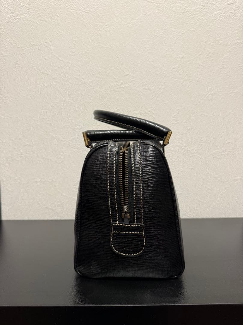 セリーヌ　黒 レザー ハンドバック