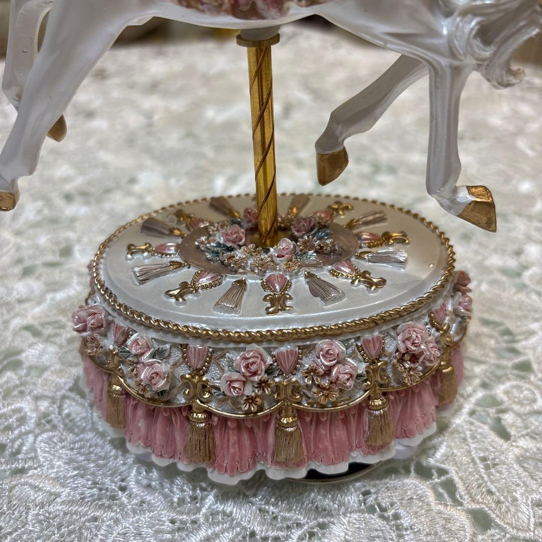 白馬オルゴール 回転木馬 なな