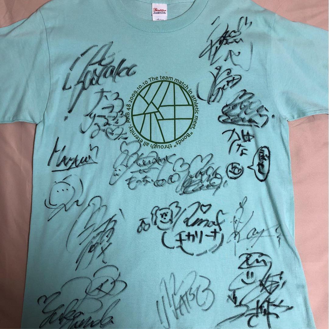 AKB48 サイン入りTシャツ 人気 商品 通販