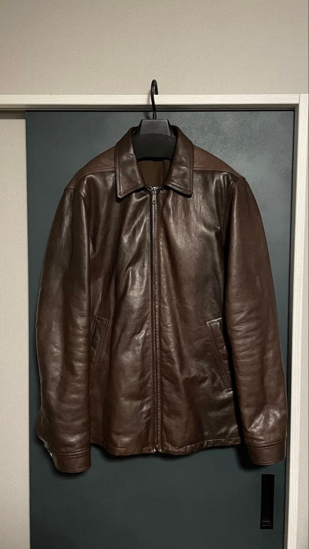 リックオウエンス brad レザージャケット 54 rick owens - メルカリ