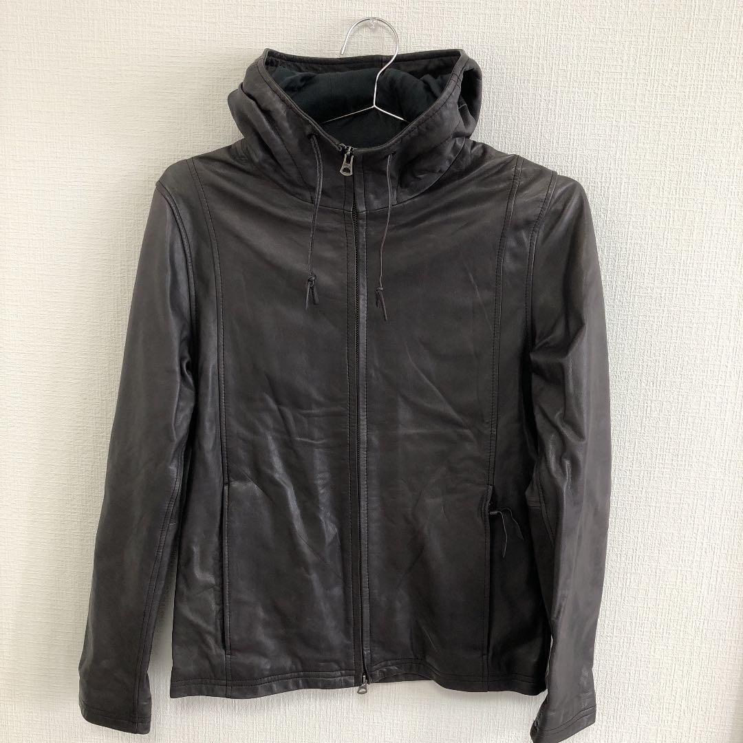 nano• universe × shama レザーパーカー