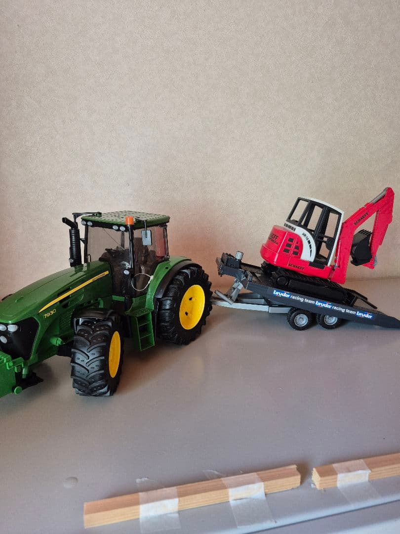 bruderブルーダートラクターセット
