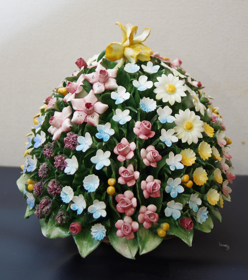 アンティーク】カポディモンテ capodimonte 陶花 カポディモンテ