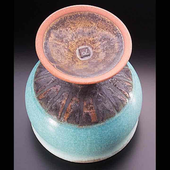 敬】25-1 玉置りさ 作 ステムグラス 敬】25-1 玉置りさ作ステムグラス