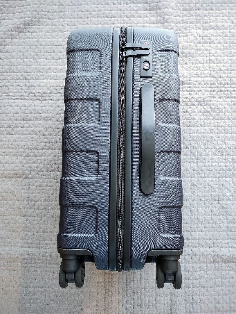 無印 キャリーケース 36L ネイビー 機内持ち込み可能 タイヤロック機能付