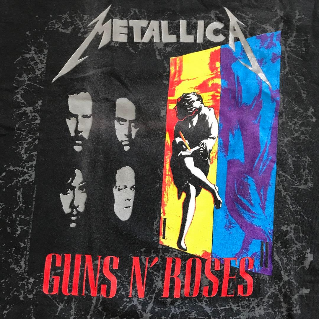 taka着用 メタリカ ガンズアンドローゼズ 1992年製ヴィンテージ T