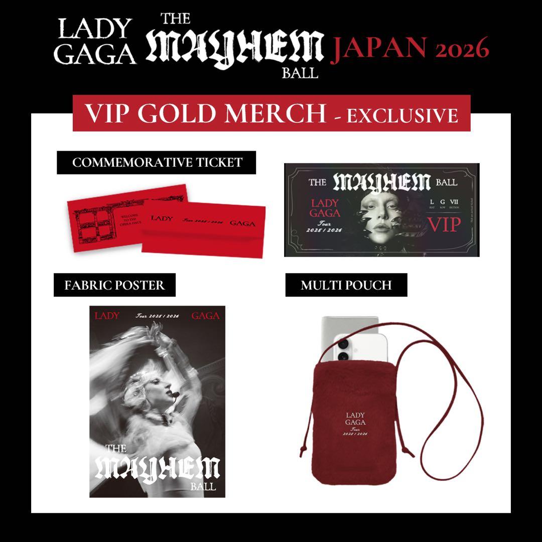 Lady Gaga VIP GOLD 特定グッズ + おまけ付き - メルカリ