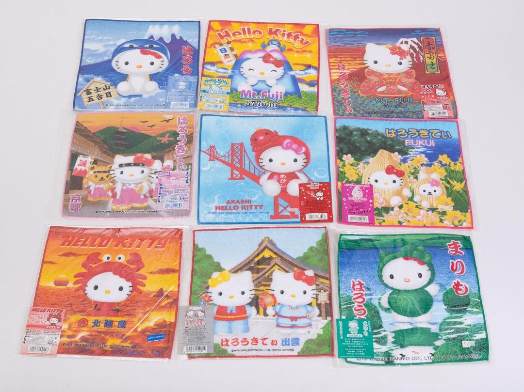 ハローキティ ご当地　ハンカチ　タオル 26枚