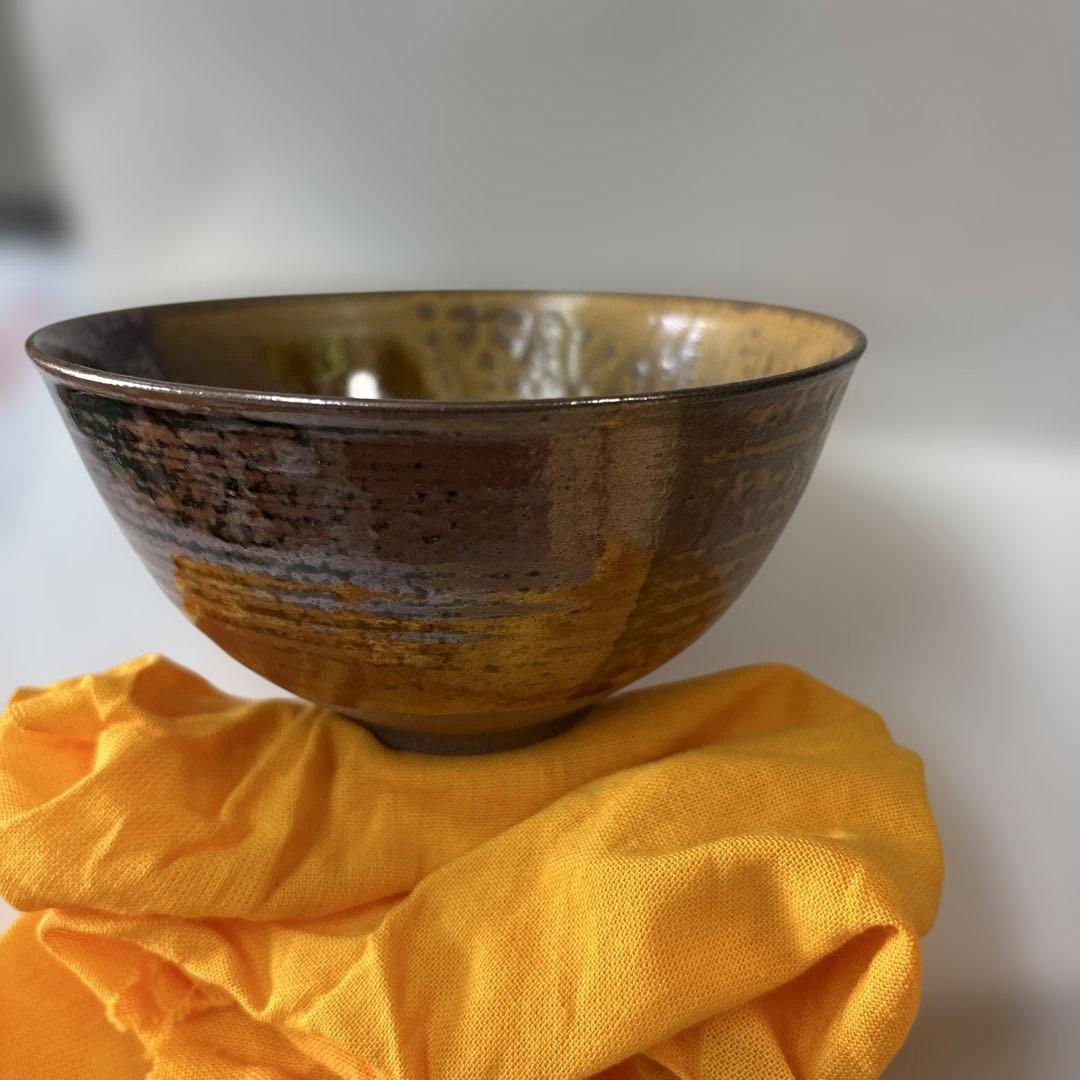 遠州志戸呂焼茶碗 本多利陶造 未使用です Yahoo!オークション - 【古