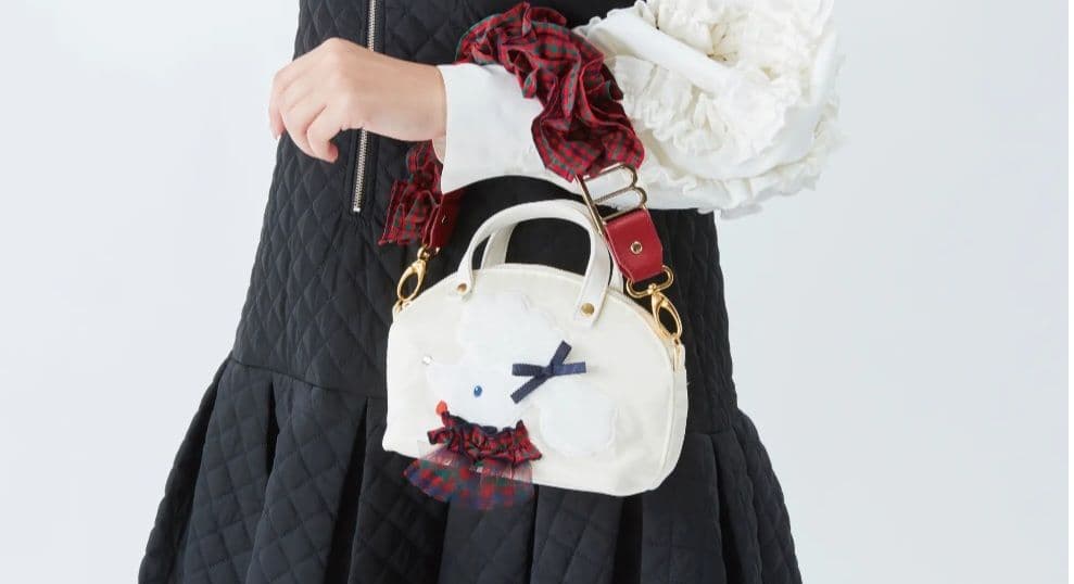 ファミリア×Bibiy ミニバッグ赤とハンドストラップセット 新品未使用