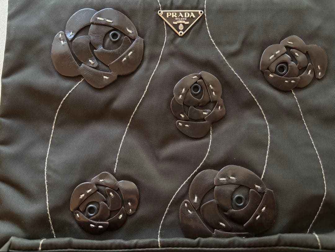 希少✨美品】PRADA フラワーモチーフ ミニバッグ