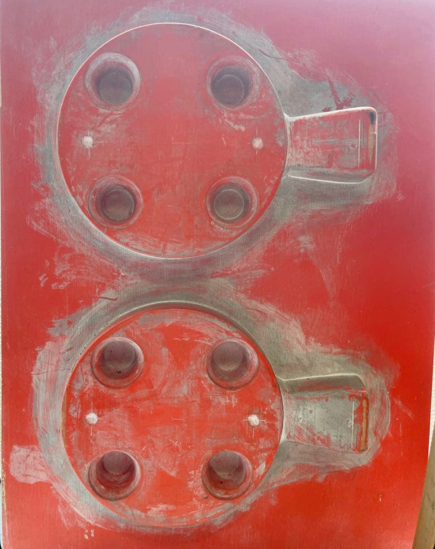 昭和レトロ 木製 型 工業型 木彫り 彫刻 オブジェ 11個 詳細不明。