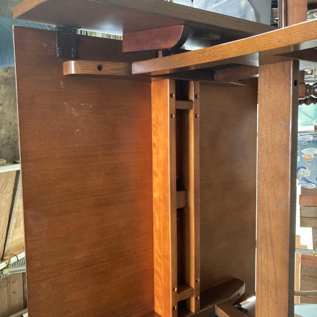 ア*ん様 三越家具 バタフライテーブル ゲートレッグテーブル